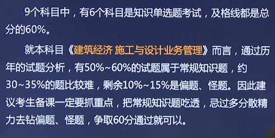 一级建筑师网课视频讲解精讲班-建筑经济施工与设计业务管理