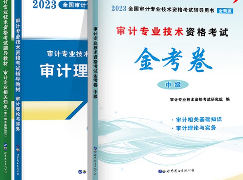 2023年审计师考试用书教材+模拟试卷（共3本）初中级审计师通用