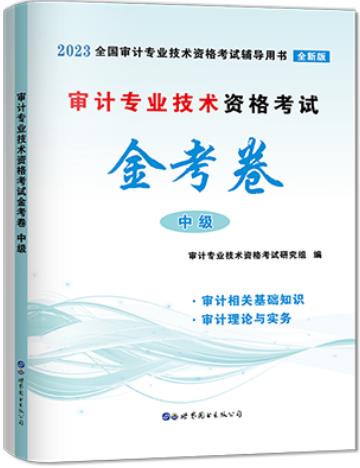 2023年中级审计师金考卷专业技术资格考试习题集