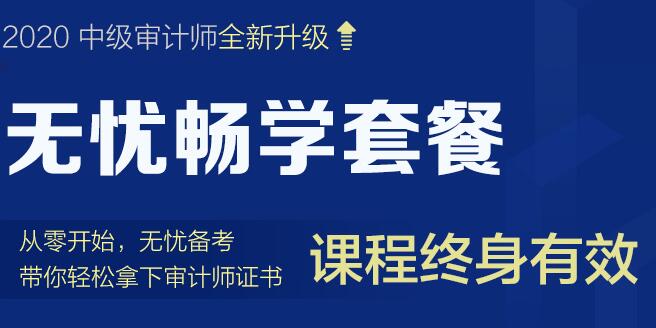 2020年中级审计师-无忧畅学套餐