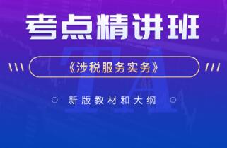 2023年税务师网课视频辅导：涉税服务实务